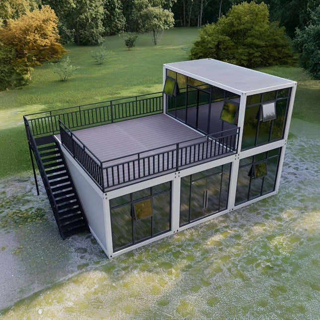 Customized Wholesale Cheap Comercial Building Light Steel Structure Expandable Prefabricated Container House For Sale
