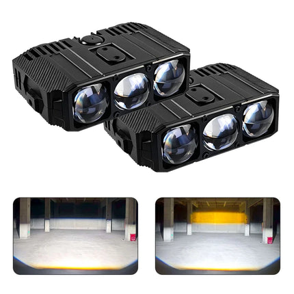 IP66 Waterproof Work Light Super Bright 170W Mini Projector Car LED Light External Auxiliary Light for Car SUV Motorcycle Light