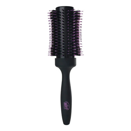 Volumizing Round Brush for Fine to Medium Hair - Salon Blow-Out, Less Pain & Breakage, Lightweight Boar Bristle Detangles & Removes Knots