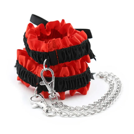 Slave Restraints Games BDSM Bondage Flirting Sex Toys For Adults Couples Erotic Accessories Bondage Handcuffs Ankle Cuffs