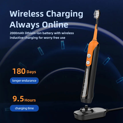 S9 Sonic Electric Toothbrush Cordless USB Rechargeable Ultrasonic Whitening Waterproof Automatic Tooth Brush for Oral Care