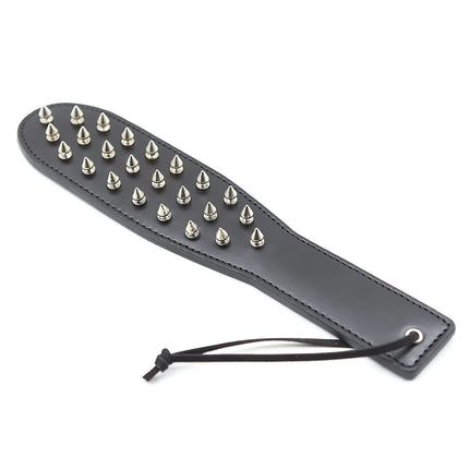 Studded PU Leather Spanking Paddle BDSM Bondage Slapper Fetish Adult Sex Toys for Couples Women Men Roleplay Slave Gear