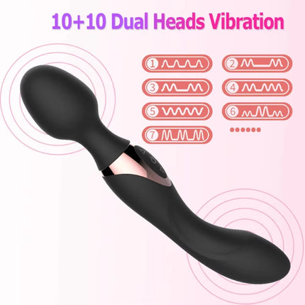 2025 power 10 speed Big Vibration for Women Dual Heads Vibration AV Wand Body Massager Sex Toy For Woman Female Sex Products