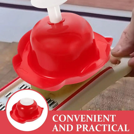 Wear Resistant Plastic Vegetable Slicer Holder Kitchen Food Safety Finger Protector Onion Grater Mandolin Tool Fruit