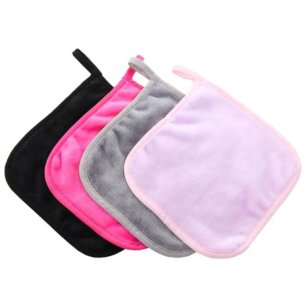 Makeup Remover Pads Reusable Cotton Pads Makeup Eraser Microfiber Facial Towel Face Cleaner Cleaning Wipes Skincare Beauty Tools