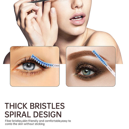NEW 50Pcs Makeup Eyelash Brushes Disposable Crystal Eyebrow brush Diamond Handle Mascara Wand Applicator Lashes Extension Tools