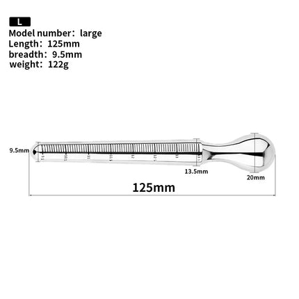 Food grade 304 Stainless Steel Urethral Dilator with Scale Penis Plug for Male Masturbator Penis Inserts Stimulation SexToys