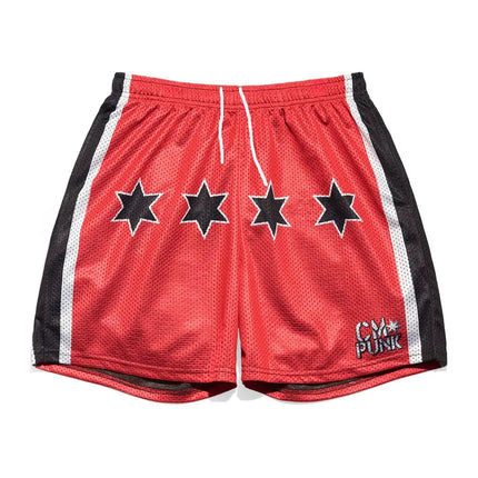 Fashion Comfortable Shorts Men's Running Sport Gym Fitness Breathable Training Male Quick Dry Beach Pants Street Hip Hop Sports