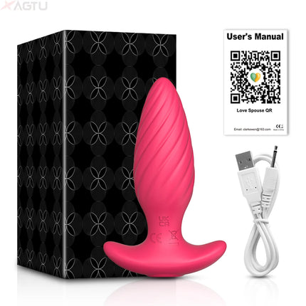 Wireless Bluetooth Anal Vibrator APP Control Butt Plug Men Prostate Massager Male Ass Anal Adult Sex Toys for Women Couples Gay