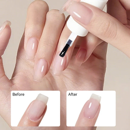 LILYCUTE 7ml  Nail Base Top Polish Clear Shine Nail Care Long Lasting  Strengthener Hardener Nail Art Varnish Supplies