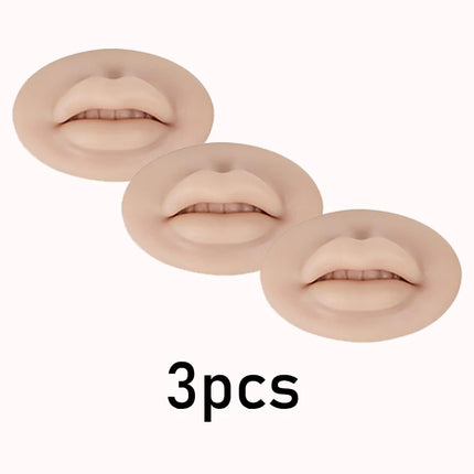 5D Dimensional Lip Practice Skin Microblading Permanent Makeup Soft Film Silicone PMU Lip Mold Beginner Tattoo Supplies Tool