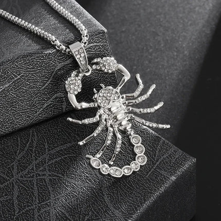 Hip Hop Iec Out Put Crystal Zirconia Dollar Sign Pendant Necklace Fashion Punk Cool Rock Rap Party Jewelry Accessories for Men