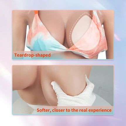 KUMIHO C Cup Silicone Bodysuit Crossdresser Breast Form Transgender Cosplay Artificial Vagina for Men Full Silicon Bodysuit