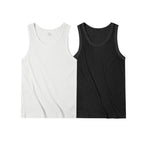 2pcs White Black / L