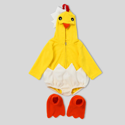 Family Easter Pajamas Set Adorable Infant Hatching Chicken Costume Baby Chick Animal Romper For Girls Plaid Family Pajama Pants