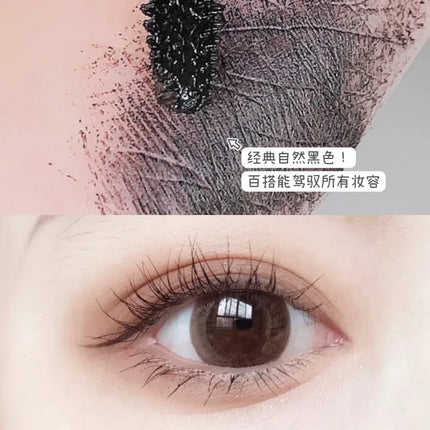Silk Fiber Black Mascara Waterproof Long Lasting Extension Eyelashes Lengthening Curling Mascara Black Eyelash Makeup Cosmetic