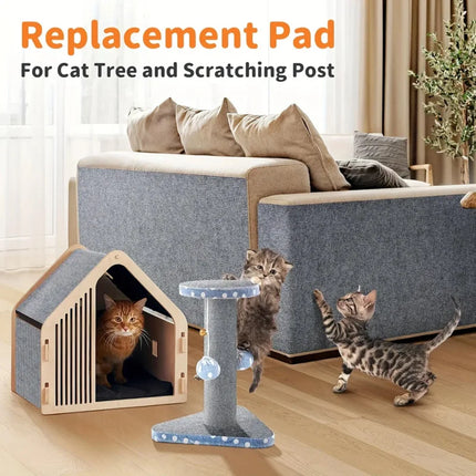 Trimable Cat Furniture Protector，Equipped with self-adhesive scratch pads，Protect the Sofa、Door and Cat Tree Stand Safe from Cla