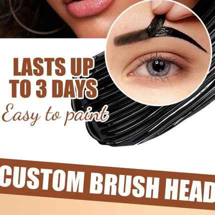 5 Color Peel-off Eyebrow Gel Cream Quick-Drying Lasting Tearing Eyebrow Dye Glue Waterproof Brow Tattoo Eyebrow Enhancer Tint
