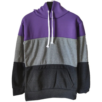 Thickened Fleece Long Sleeve Hoodie Jacket Loose Fit Pure Color Sweatshirt for Women Autumn Winter Polyester Fiber Casual Style