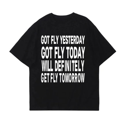 Men Y2K T-shirt Hiphop Harajuku Letter Print Retro Top Grunge Goth Streetwear Punk Oversized Breathable Short Sleeve T-shirt EMO