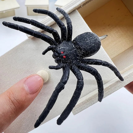 Trick Spider prank Funny Scare Box Wooden Hidden Box Quality Prank Wooden Scare Box Fun Game Prank Trick Friend Office Toys