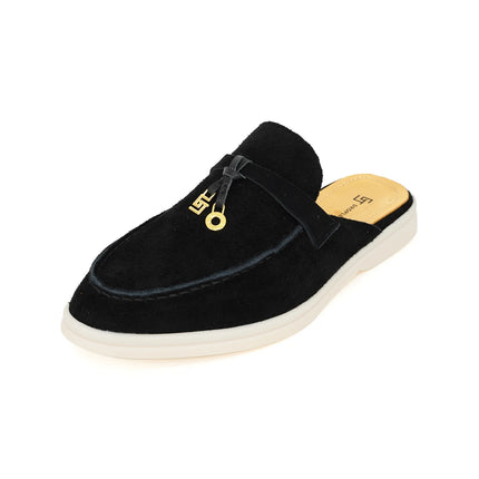 2024New women's anti slip casual loafers, fashionable cashmere flat shoes, spring and autumn men's sports driving casual shoes