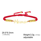 Red Rope Beads / 17-22cm