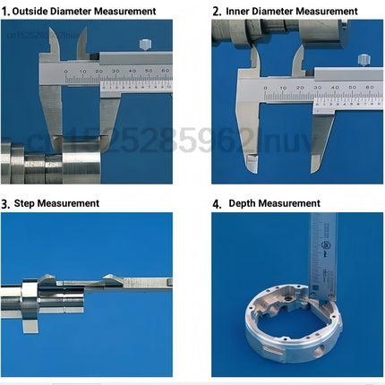 CNC Calipers Vernier Caliper 6" 0-150mm 0.05mm Precision 200mm 300mm Measuring Stainless Steel 530-104 Scale Caliper 1/128in