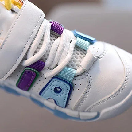 Girls Boys Sports Shoes Baby Shoes Toddler Non-slip Sneakers Casual Soft Shoes for Children Girls Baby Kids Outdoor Shoes