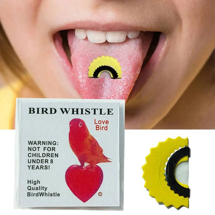 1PCS Bird Wacky Whistle Magic Fun Bird Caller Tongue Warbler Original Magic Tweeting Noisemaker Toys Tricks Gift