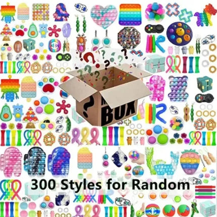 6-50pcs Random Fidget Toys Mystery Gifts Pack Surprise Box 300 Different Fidget Set Antistress Relief Toys for adult