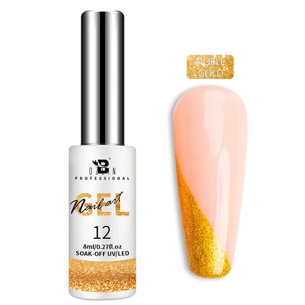 AWStorG 5ML Super Silver Metallic Gel Nail Polish Metal Effect Painting Gel Chromes Varnis Semi Permanent for Nail DIY