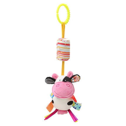 New Soft Giraffe Infant Crib Bed Stroller Baby Rattles For Newborns Car Seat Early Education Development Handle Toys Gifts