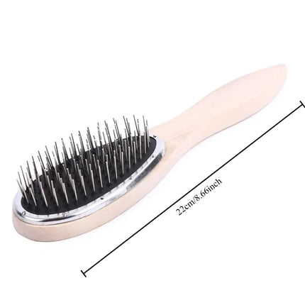 1pc Professional Brush For Wig Anti Static Steel Comb for Tangle Hair Extensions Training Salon Tools
