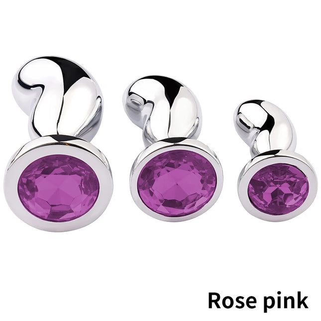 Runyu Sexy Adult Metal Anal Plug Erotic Products Sexy Gadgets But Pluk Fetish Adult Toys Butt Plug Penetration-anal SM Sex Toys
