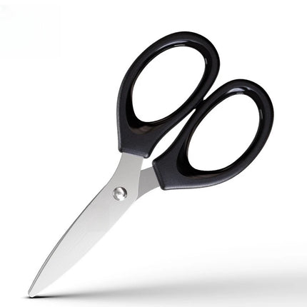 1PC Scissors Black blade Scissors Stainless steel scissors Small scissors Art office supplies Paper Cuttings knife
