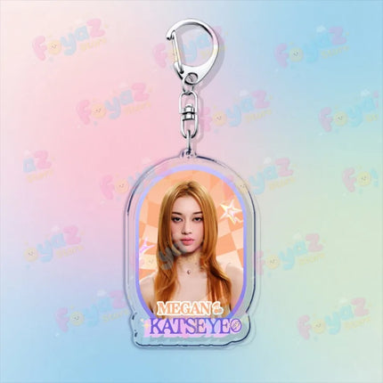 Cool K-pop Katseye Keychain Accessories Bag Charms Cute MANON ‌SOPHIA Womens ‌DANIELA Gamer Keyrings Jewelry Fans Freinds Gift