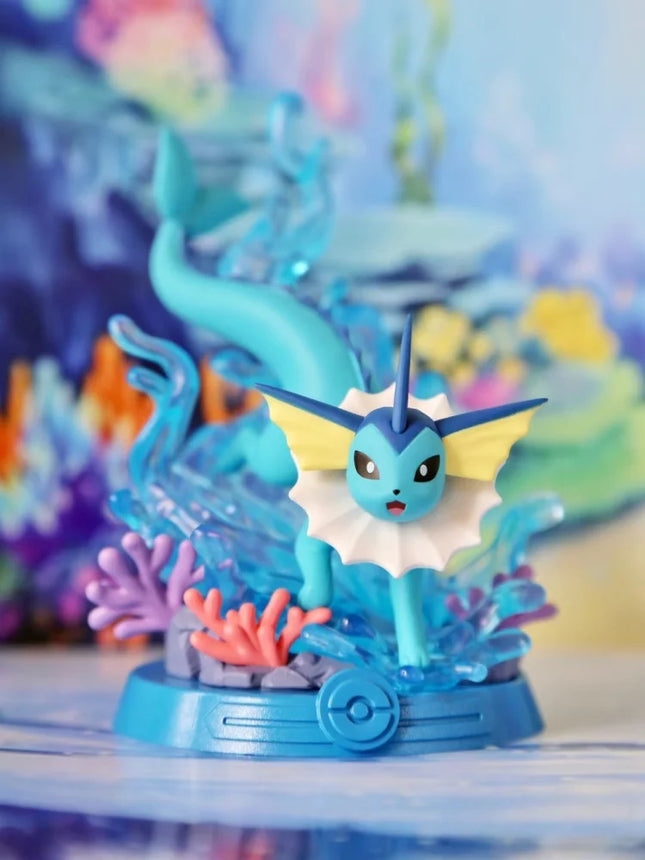 Anime Pokemon Funism Adventure Eevee Family Suit Blind Box Jolteon Sylveon Action Figure Collection Model Kids Toy Gift Replica