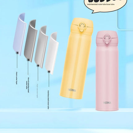 THERMOS Bottle 350/500ml Thermal Mug Stainless Steel Vacuum Flasks,6 H Keep Hot Cold, Leakproof Coffee for Office Outdoor Travel