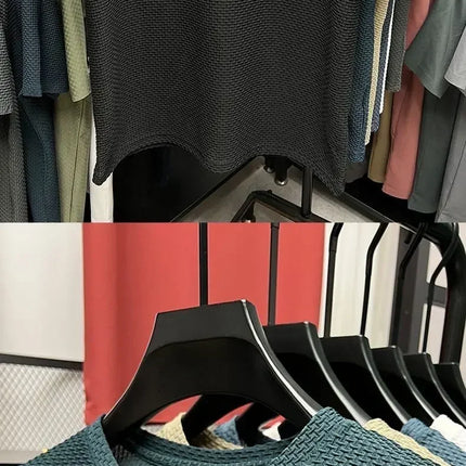 Summer Men's Round Neck Short Sleeved T-shirt M-5XL Oversize Wrinkle Resistant Breathable Top Texture Fabric Versatile Tees