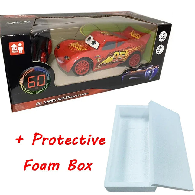 2026 Disney Anime Pixar Cars 3 Electric Toy Car Lightning Mcqueen Remote Control Car Toy Simulation Racing Kids Birthday Gifts