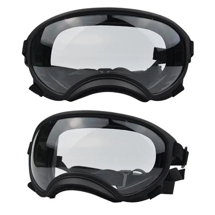 ATUBAN Dog Goggles Anti UV Strong Impact Resistance Adjustable Elastic Puppy Large Breed Dog Goggles Breathable Pet Sunglasses