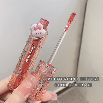 Gege Bear Crystal Mirror Water Lip Gloss Hydrating and Ultra-Moisturizing High Shine Glossy Lip Tint for Fuller Lips