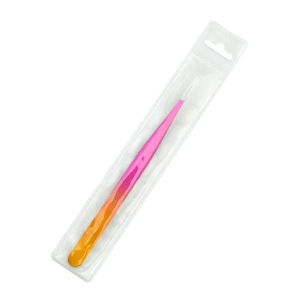 New 1Pc Eyelash Tweezers Anti-static Non-magnetic Professional Pincet 3D Eyelash Extension Tweezer 100% Closure Makeup Tool