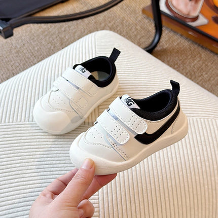 2025 Spring Autumn New Learning Walk Shoes New Winter Style Boys Girls Soft Bottom Anti-Slip Surface Kids Board Shoes