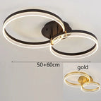 2 rings 50 60cm / Neutral Light / Gold