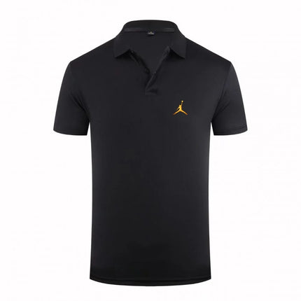 Jordan Jumpman Graphic Polo Shirt Men'S Short Sleeve Casual Streetwear Breathable Sports Tops