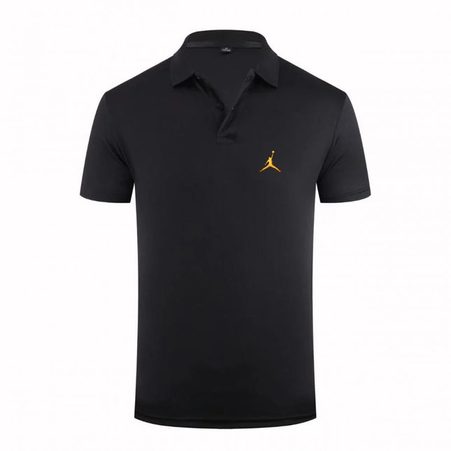 Jordan Jumpman Graphic Polo Shirt Men'S Short Sleeve Casual Streetwear Breathable Sports Tops
