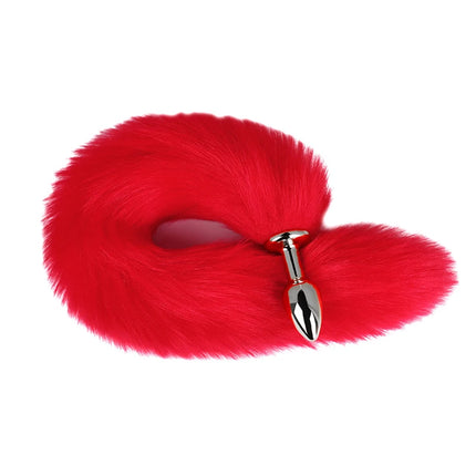 Anal Plug Metal Sexy Foxtail Anal Plug Role-play Sex Toy Male And Female Anal Plug Adult Game