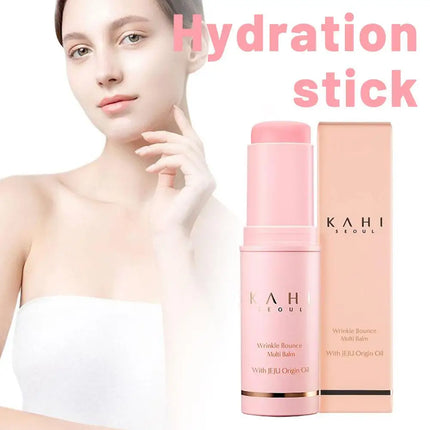 KAHI Multi Balm Stick Wrinkle Bounce Moisturizing Multi Balm Daily Face Moisturizer Stick Korean Skincare Hydrating Stick